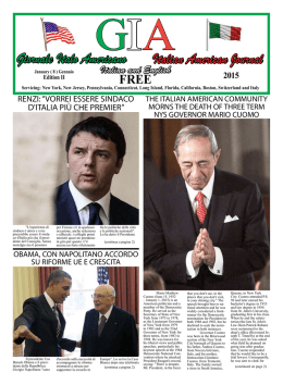 Italian American Journal Giornale Italo Americano