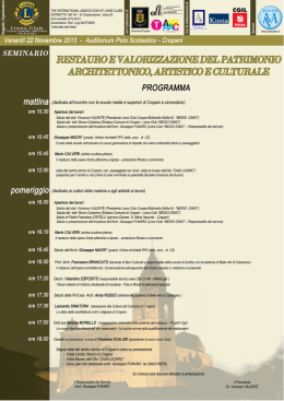 Scarica la locandina - Ordine degli Ingegneri di Crotone