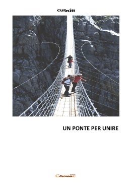 UN PONTE PER UNIRE - Fondazione Curzútt