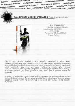 CALL OF DUTY MODERN WARFARE 3 Guida Strategica Ufficiale