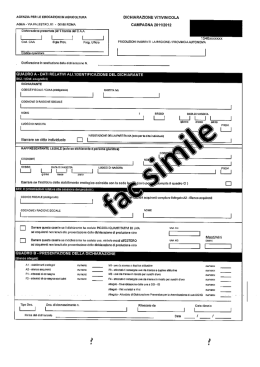 Scarica i modelli della dichiarazione vitivinicola in formato PDF
