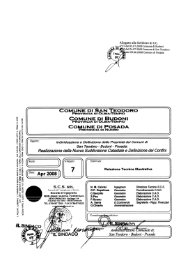 relazione tecnica illustrativa - Consiglio Regionale della Sardegna