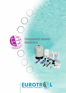 kits componenti osmosi domestica serie 2c-m