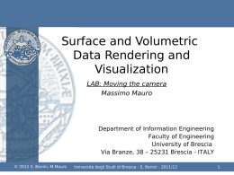 Surface and Volumetric Data Rendering and Visualization
