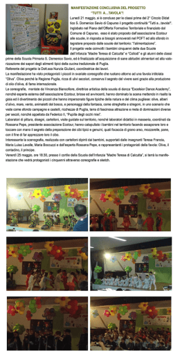 &ldquo;TUTTI A...TAVOLA&rdquo;!