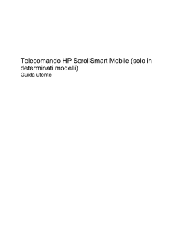 Telecomando HP ScrollSmart Mobile (solo in determinati modelli)
