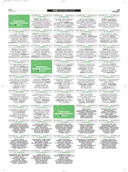 SPORT CALENDARI CALCIO