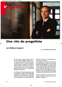 Una vita da progettista - ATA - Associazione Tecnica dell`Automobile