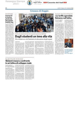 consegnati in comune gli attestati del progetto