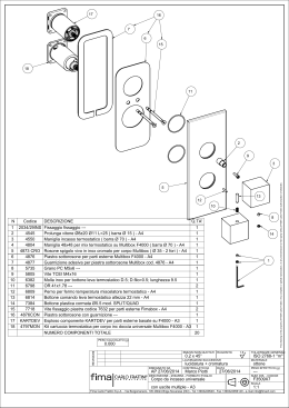 Disegno esploso - FIMA