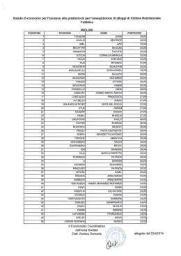 XIV graduatoria definitiva erp
