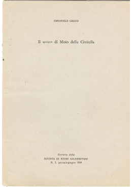 E. Greco - Parco della Civitella