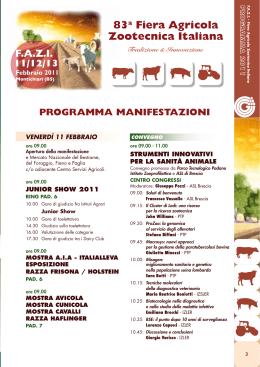 83a Fiera Agricola Zootecnica Italiana