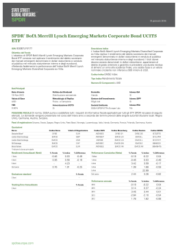 Fact Sheet:SPDR BofA Merrill Lynch Emerging Markets Corporate