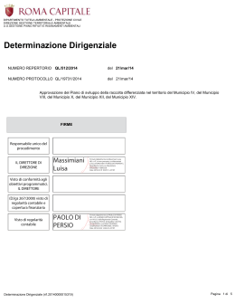 Determinazione dirigenziale n. 512 del 21 marzo 2014