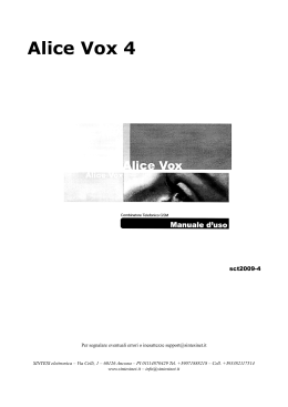 Alice Vox 4 - Sintesinet