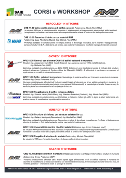 scarica la locandina corsi e workshop