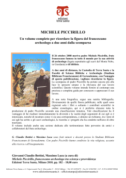 Michele Piccirillo - Edizioni Terra Santa