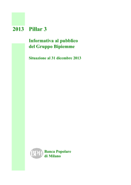 Situazione al 31 dicembre 2013 (PDF 2.1 MB)