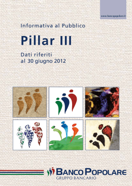 Informativa al Pubblico (Terzo pilastro) - Dati
