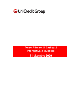 Terzo Pilastro di Basilea 2 Informativa al pubblico 31