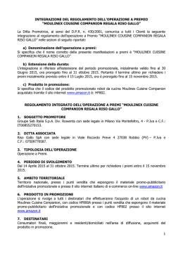 MOULINEX COUSINE COMPANION REGALA RISO GALLO