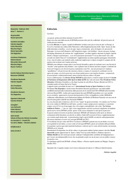 1° Newsletter SINSeB 2012