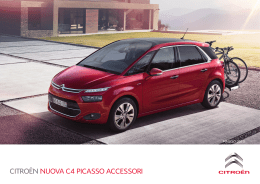 CITROËN NUOVA C4 PICASSO ACCESSORI