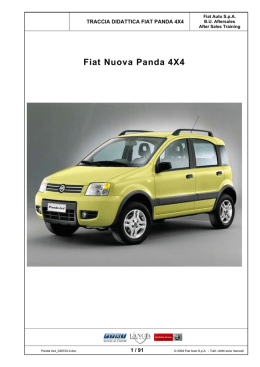 Fiat Nuova Panda 4X4 - Panda4x4 Off Road Club Italia