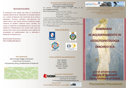 Brochure Istocitopatologia Diagnostica