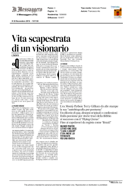 Il Messaggero, 30/11/2015