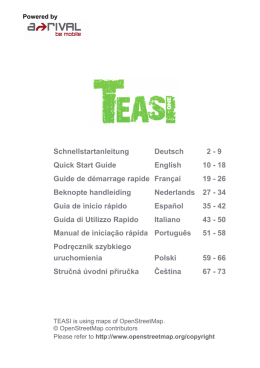 Schnellstartanleitung Deutsch 2 - 9 Quick Start Guide