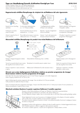 Tipps zur Handhabung/Conseils d`utilisation - V