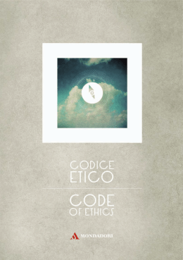 Codice etico - Mondadori Express | Login
