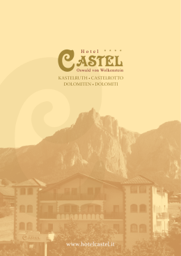 Depliant - Hotel Castel