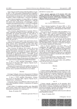 &mdash; 2 &mdash; Visto il decreto del Presidente della Repubblica 23 apri