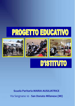 Scuola Paritaria MARIA AUSILIATRICE Via Sergnano 10