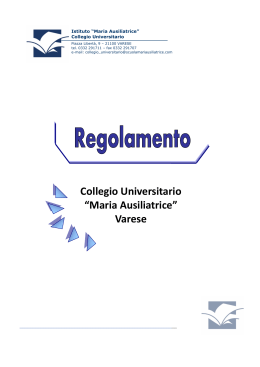 Collegio Universitario “Maria Ausiliatrice” Varese