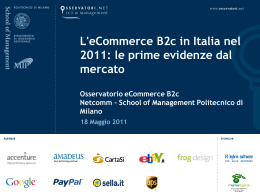 L`eCommerce B2c in Italia