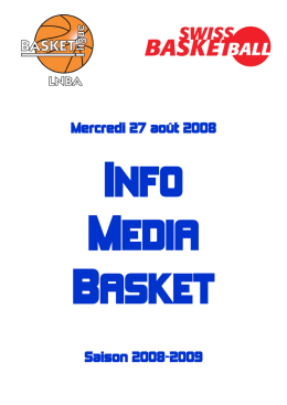 Mercredi 27 ao&ucirc;t 2008 Saison 2008-2009