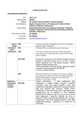 Monti Lucia - Regione Campania