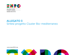 Cluster Bio-Mediterraneo - RFP | Request for Proposal