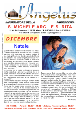 Dicembre 2015 - Parrocchia di S. Michele Arcangelo e S. Rita