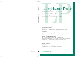 Scarica in volume - La legislazione penale
