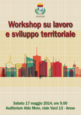 Workshop su lavoro e sviluppo territoriale