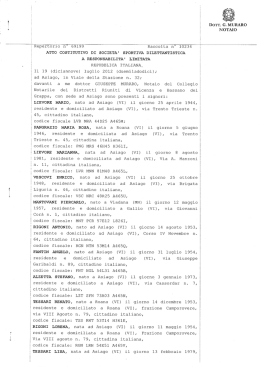 DOTT. G. MURARO NOTAIO Repertorio n