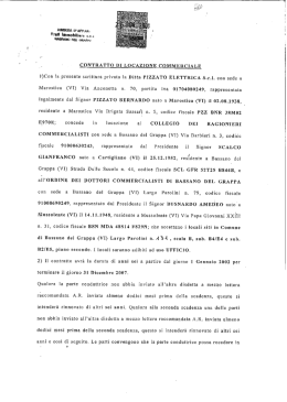 CONTRATTO DI LOCAZIONE COMMERCIALE