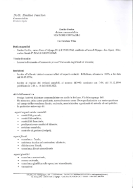 Scarica CV - Dolomiti Ambiente spa