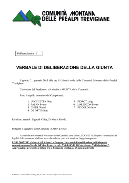 P.S.R. 2007/2013 - Misura 313 Azione 1