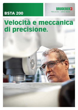 Velocit&agrave; e meccanica di precisione.